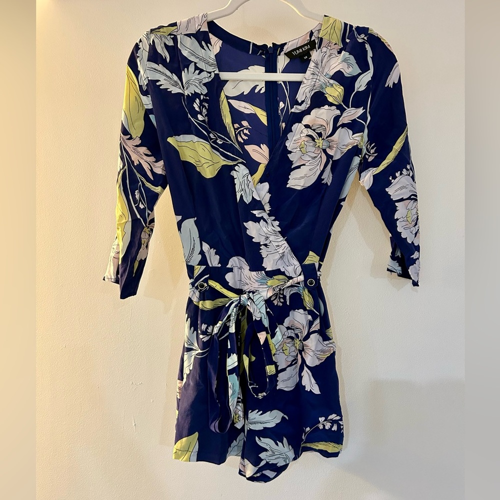 Yumi Kim Floral Silk Romper